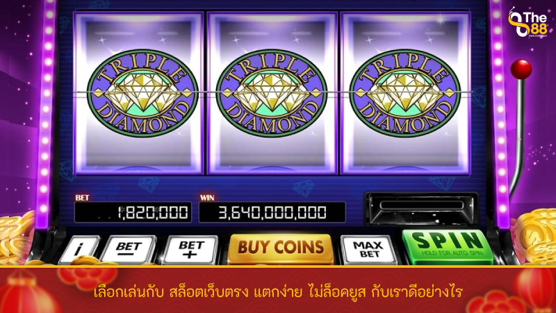 เลือกเล่นกับ สล็อตเว็บตรง แตกง่าย ไม่ล็อคยูส กับเราดีอย่างไร