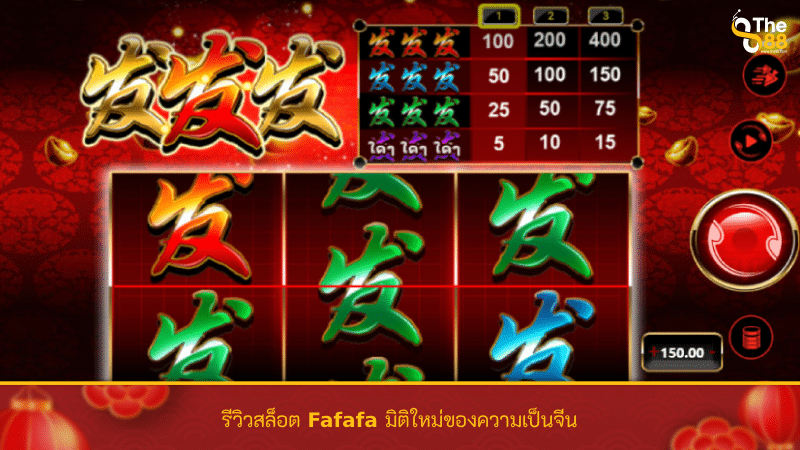 รีวิวสล็อต Fafafa มิติใหม่ของความเป็นจีน