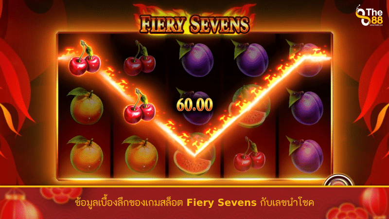 ข้อมูลเบื้องลึกของเกมสล็อต Fiery Sevens กับเลขนำโชค