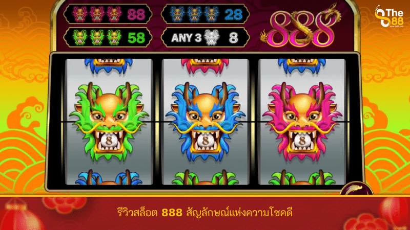 รีวิวสล็อต 888 สัญลักษณ์แห่งความโชคดี